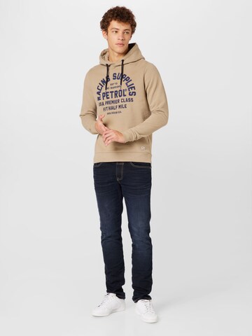 Petrol Industries Sweatshirt in Beige