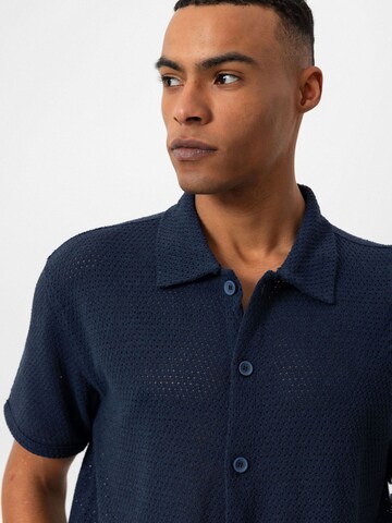 Antioch Regular fit Button Up Shirt in Blue