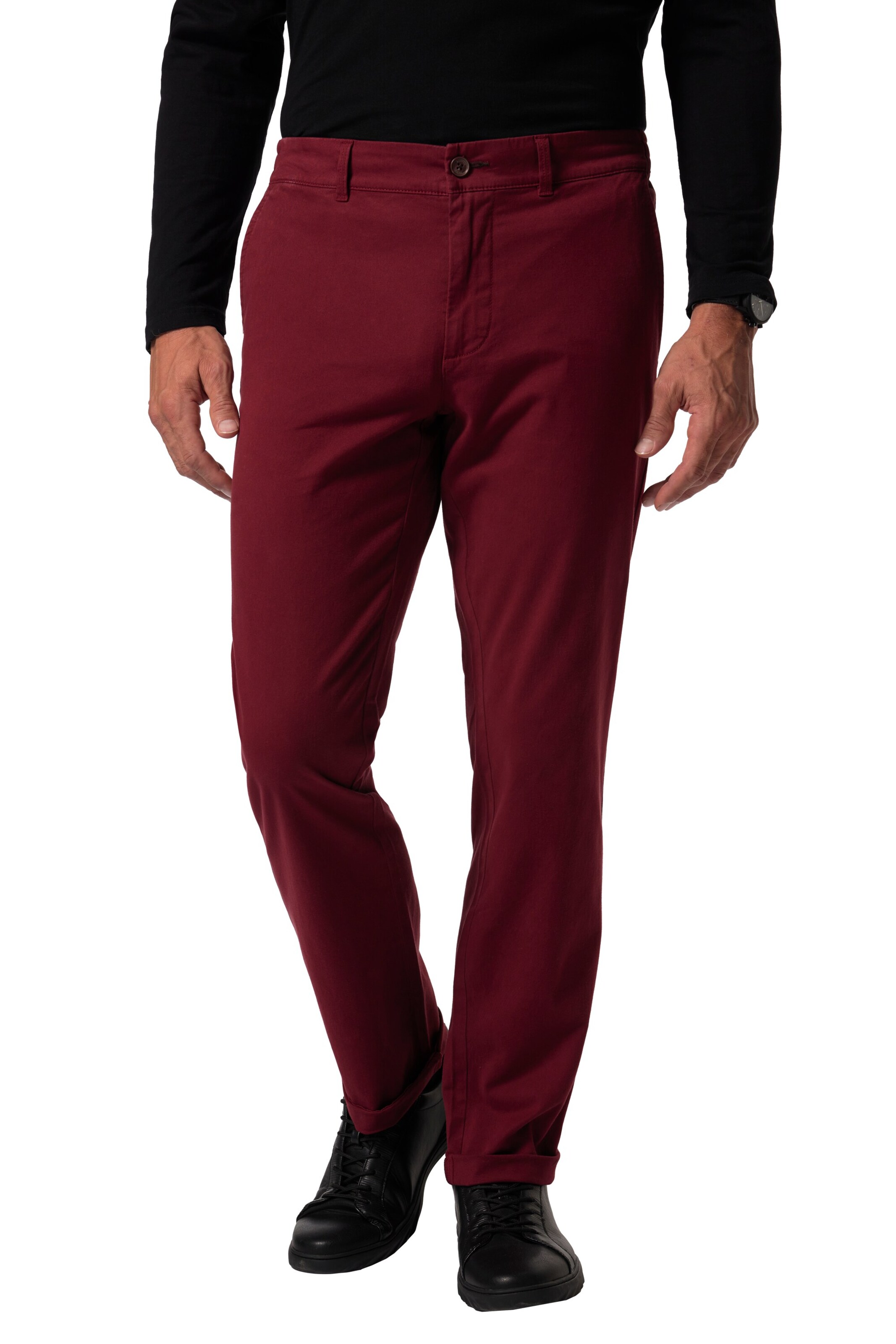 Boston Park Regular Hose in Rot: Vorderseite