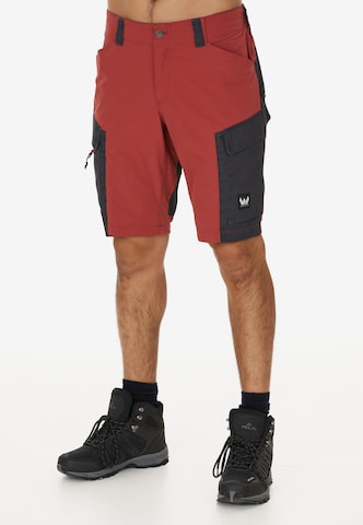 Whistler Regular Workout Pants 'ROMMY' in Red: front