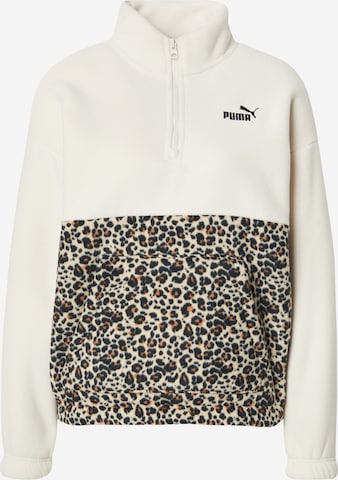 Pullover sportivo 'Ess' di PUMA in bianco: frontale