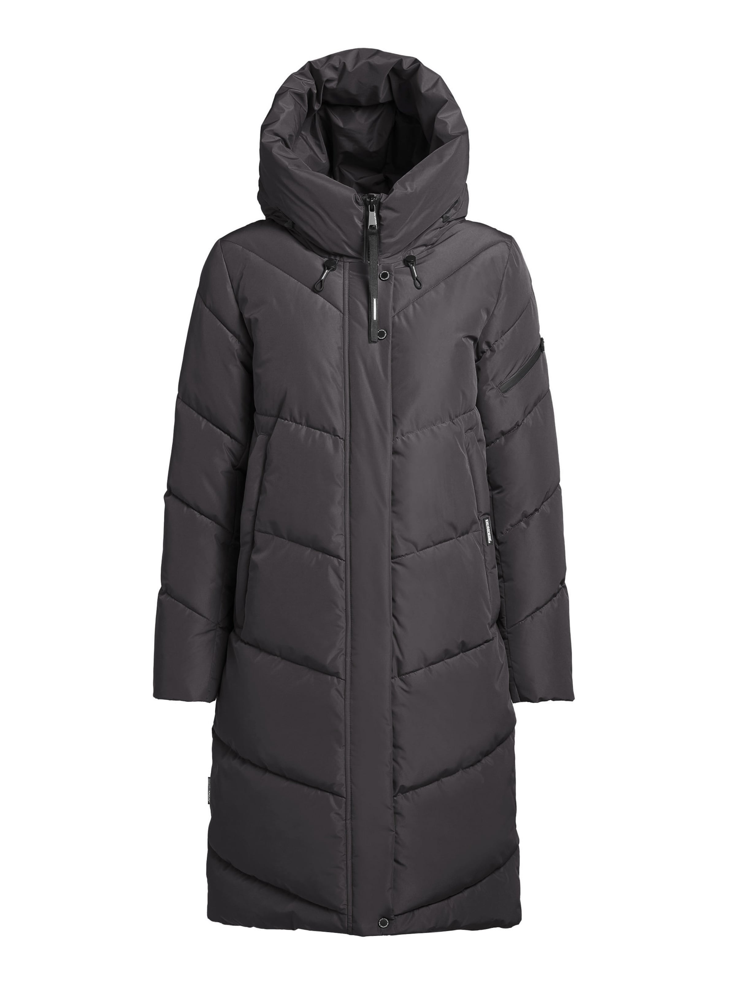 khujo Зимнее пальто 'Jange' в Серый: спереди