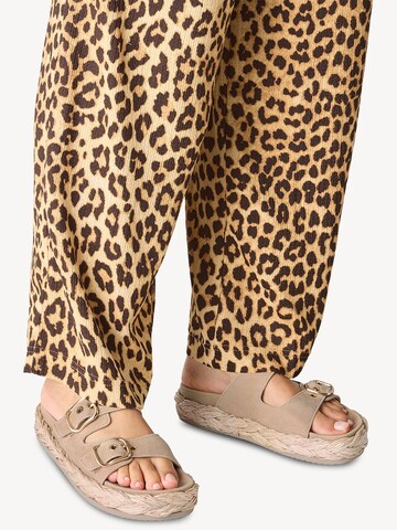 Mule Tamaris en marron