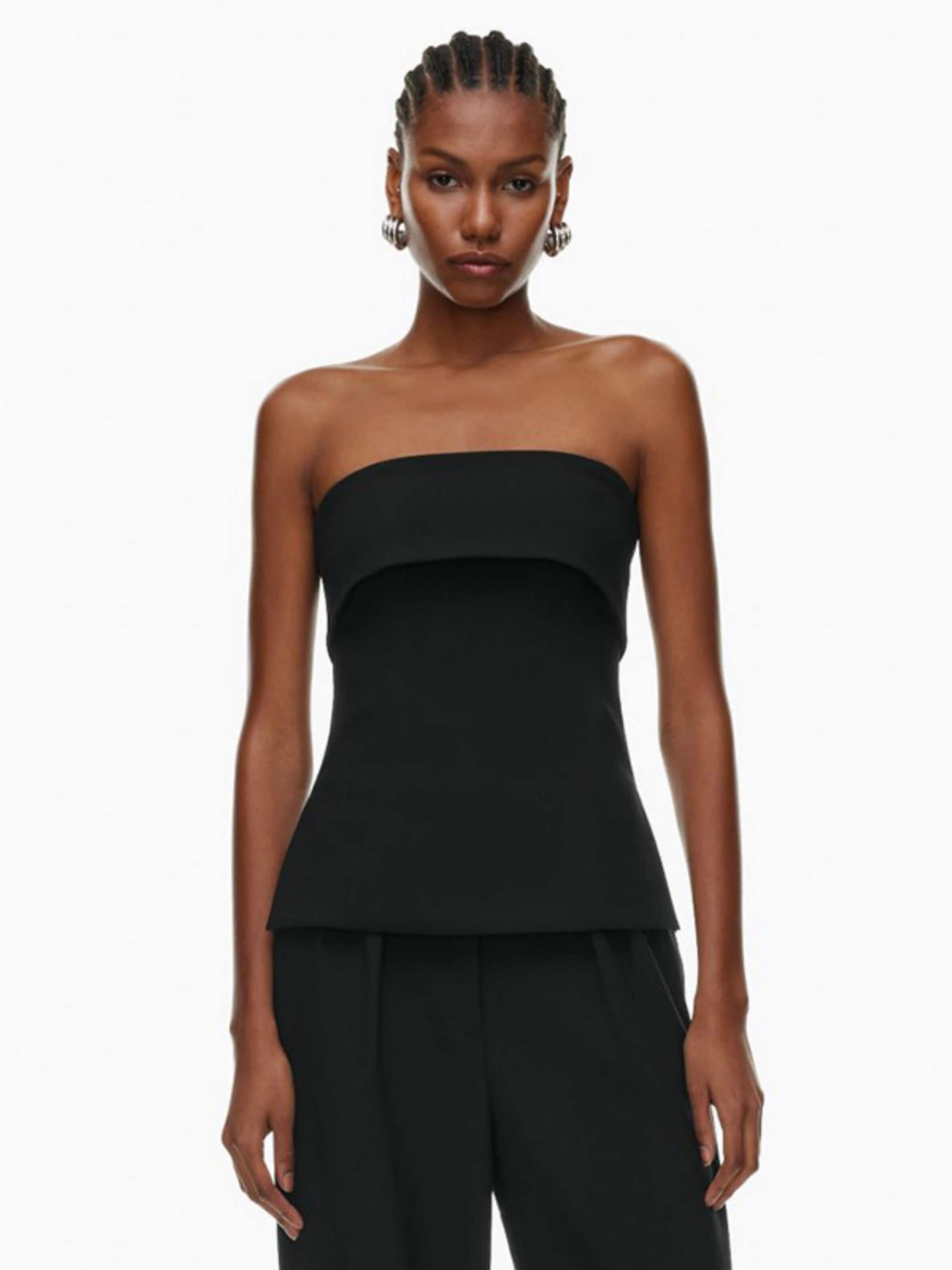 Yesfashion Shirt in Black: front