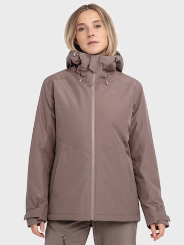 Schöffel Outdoorjacke 'Wildkar' in Lila: Vorderseite