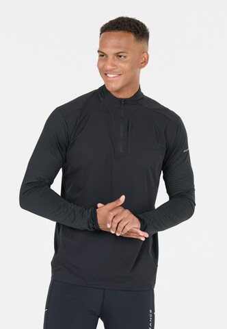 ENDURANCE - Camiseta funcional 'Garth' en negro: frente