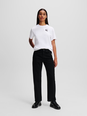 Karl Lagerfeld Tapered Jeans in Schwarz