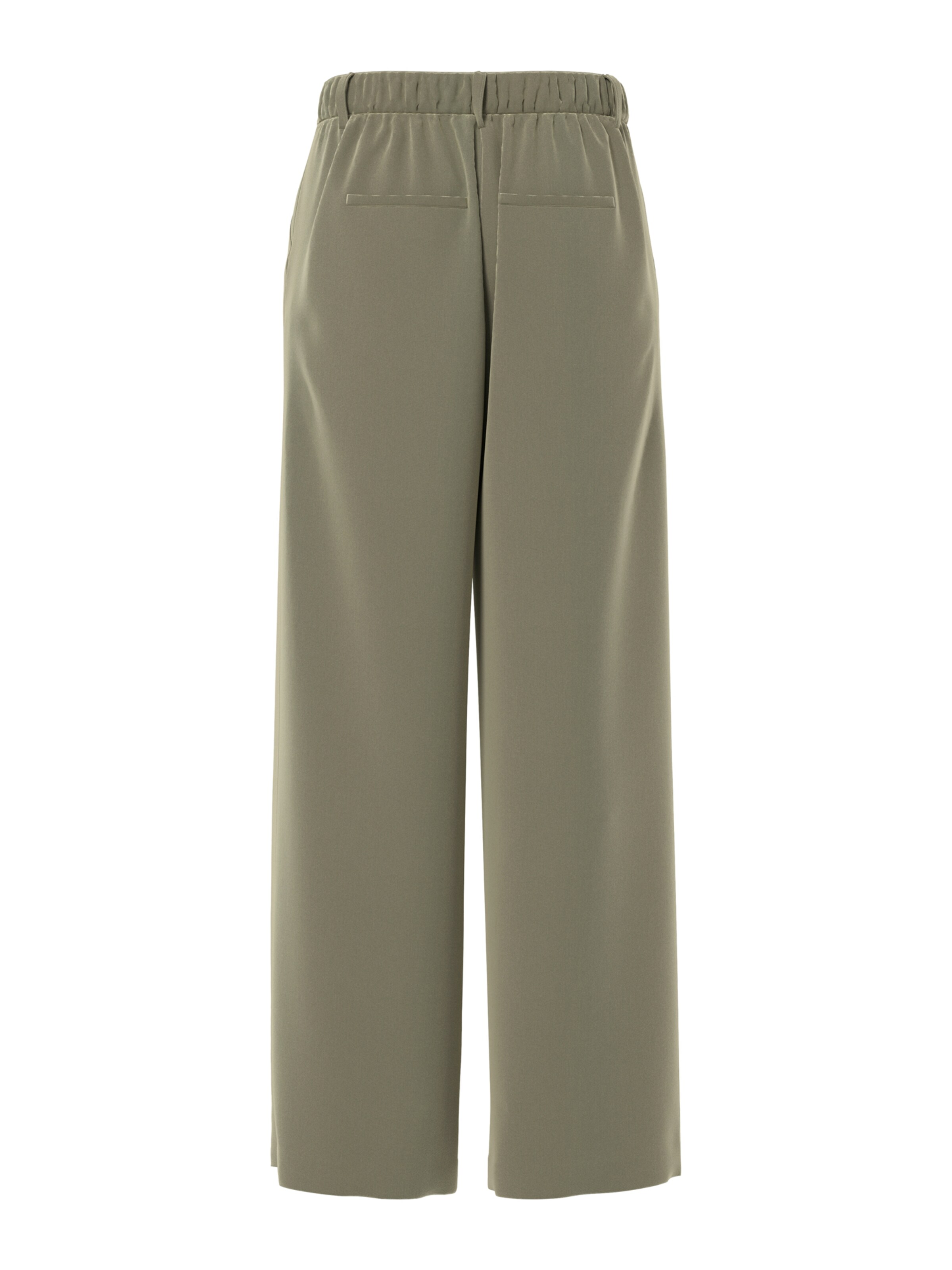 PIECES Широкий Штаны 'PCKAMIL' в Зеленый