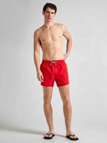 Pepe Jeans Badehose 'RUBBER' in Rot