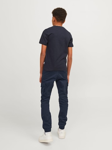 Jack & Jones Junior Baggy Broek 'paul' in Blauw