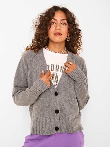 Noisy may Knit Cardigan 'Ian' in Grey