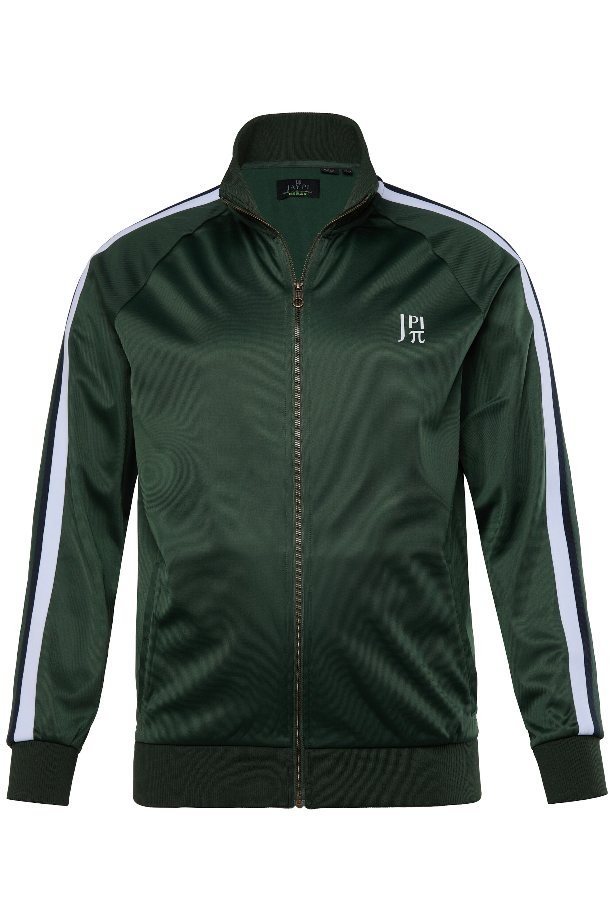 JAY-PI Sweatjacke in Grün: Vorderseite