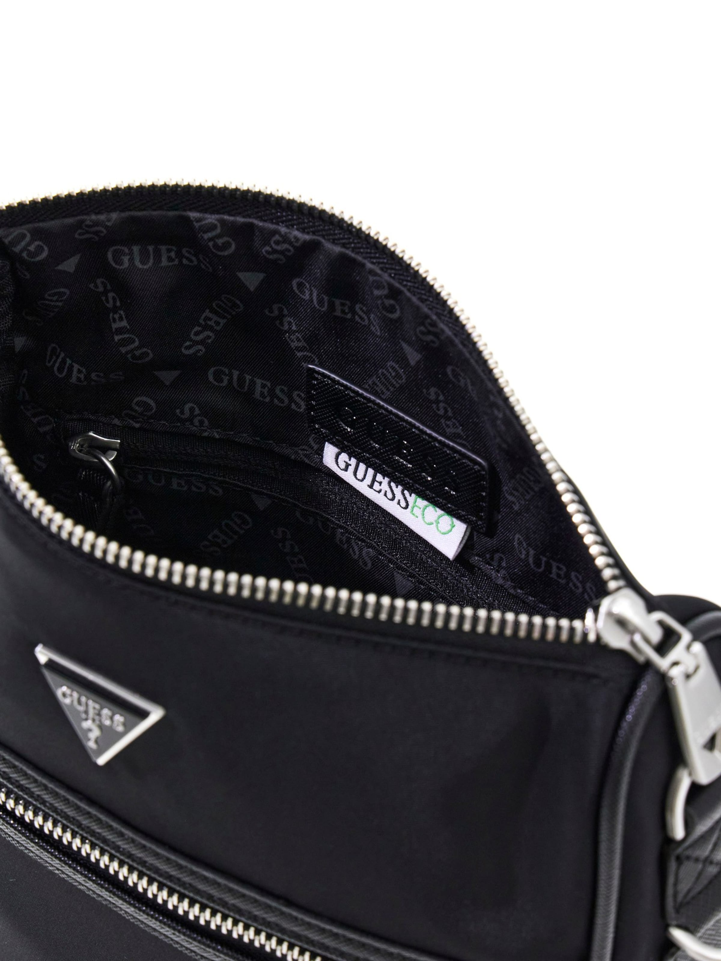 GUESS Olkalaukku 'MILANO' värissä musta