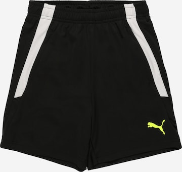 PUMA Regular Sportshorts 'Team Liga' in Schwarz: Vorderseite