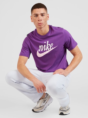 Nike Sportswear Majica 'FUTURA 2' | vijolična barva