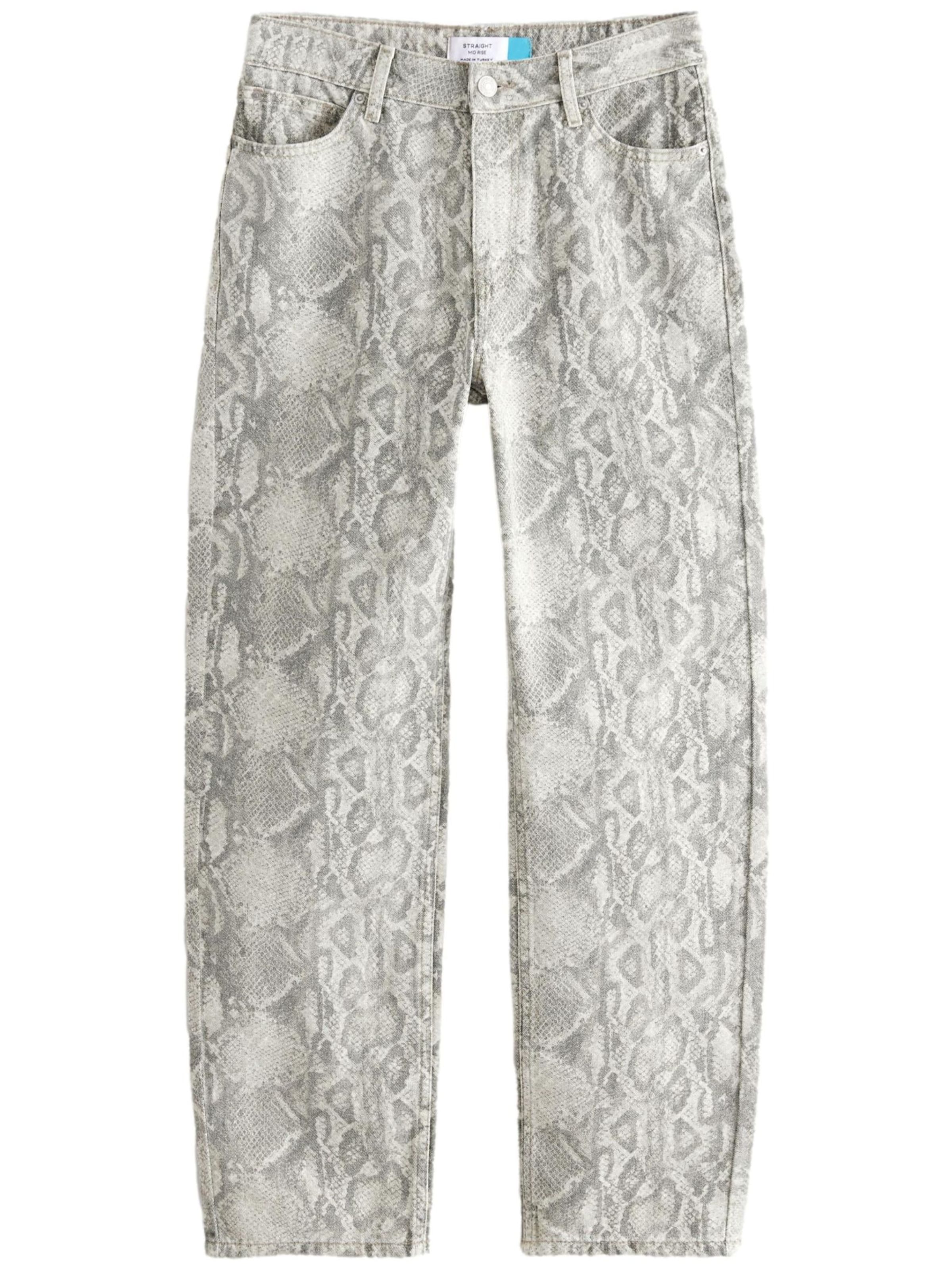 Next tavaline Teksapüksid, värv hall: eest vaates