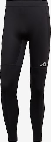 ADIDAS PERFORMANCE Skinny Športne hlače | črna barva: sprednja stran