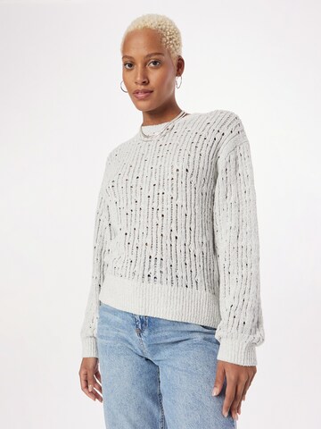 Pull-over WEEKDAY en gris : devant