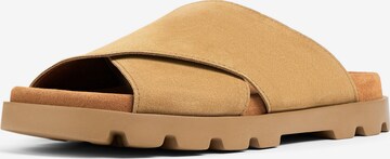 CAMPER Mules 'Brutus' in Brown: front