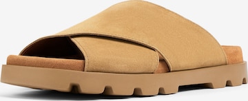 CAMPER Mules 'Brutus' in Brown: front