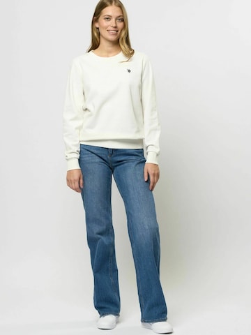 U.S. POLO ASSN. Sweatshirt 'Helen' in Weiß