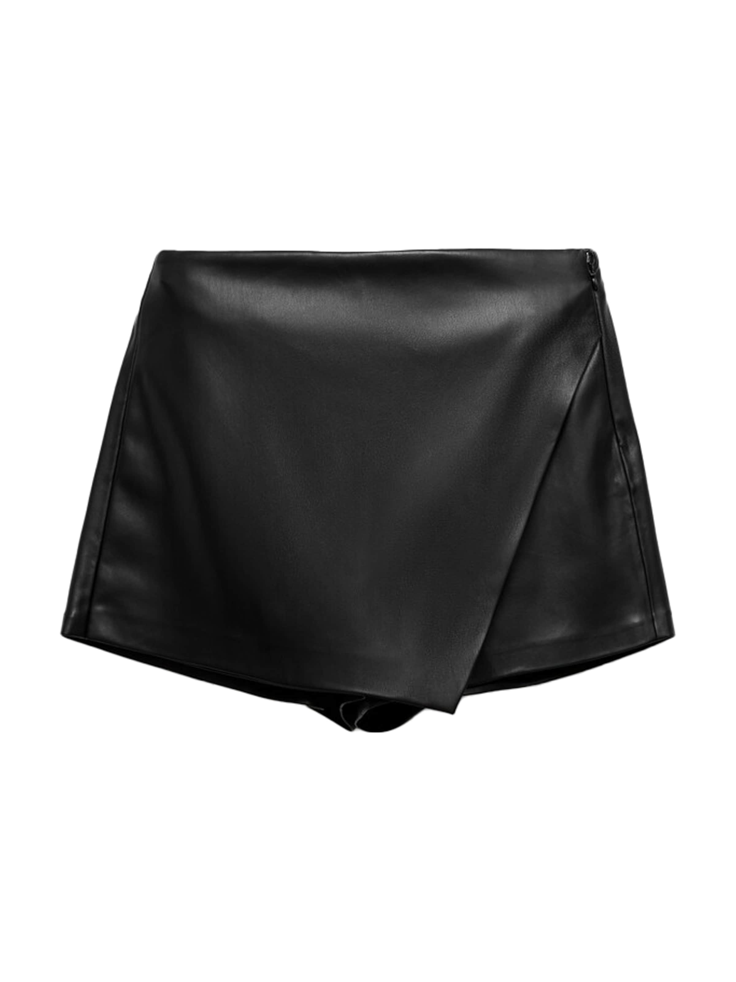 Fustă 'CANDY' de la MANGO pe negru: față