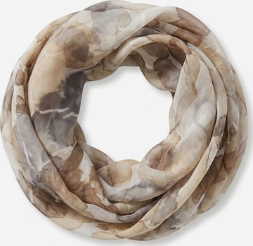 styleBREAKER Schlauchschal 'Aquarell Loop Floral' in Grau: Vorderseite