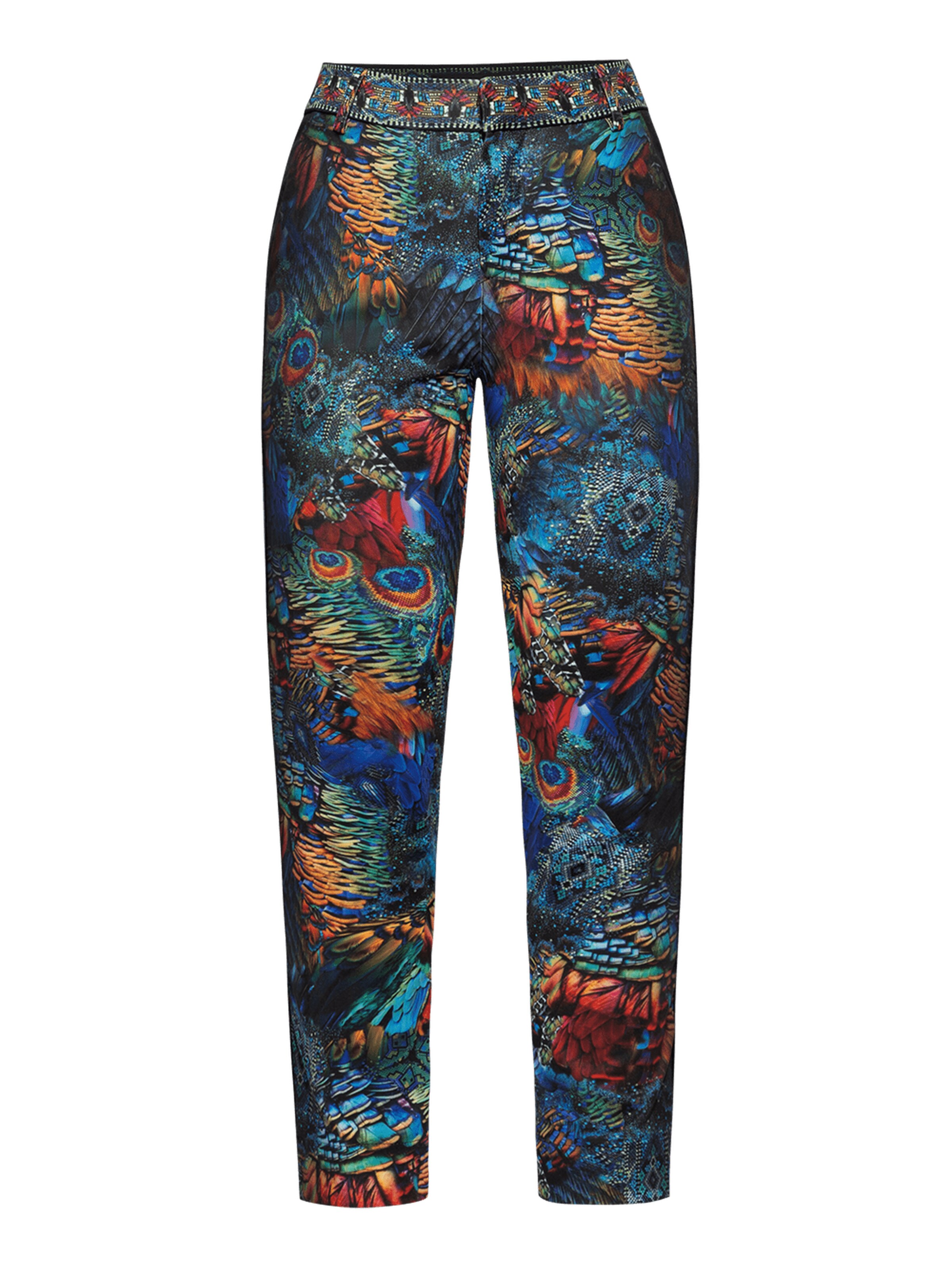 JIORO Regular Trousers 'AMAZONIA' in Mixed colours: front