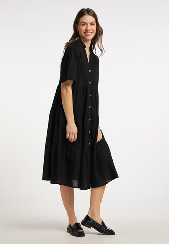 Robe-chemise Usha en noir