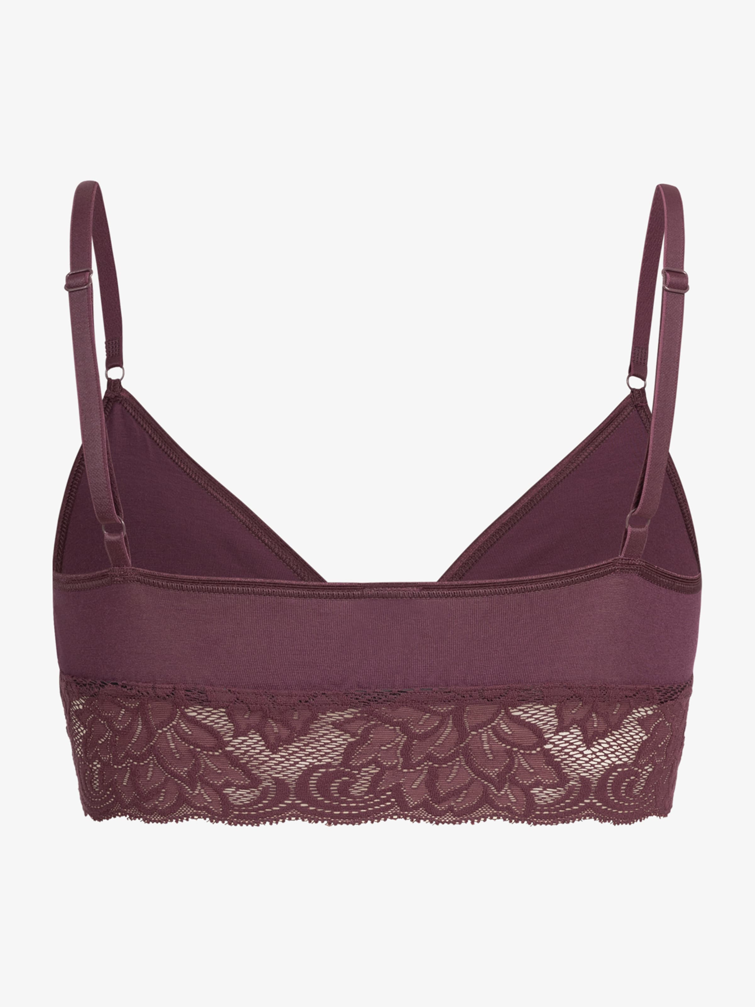Erlich Textil Triangle Bra 'Amelie' in Purple