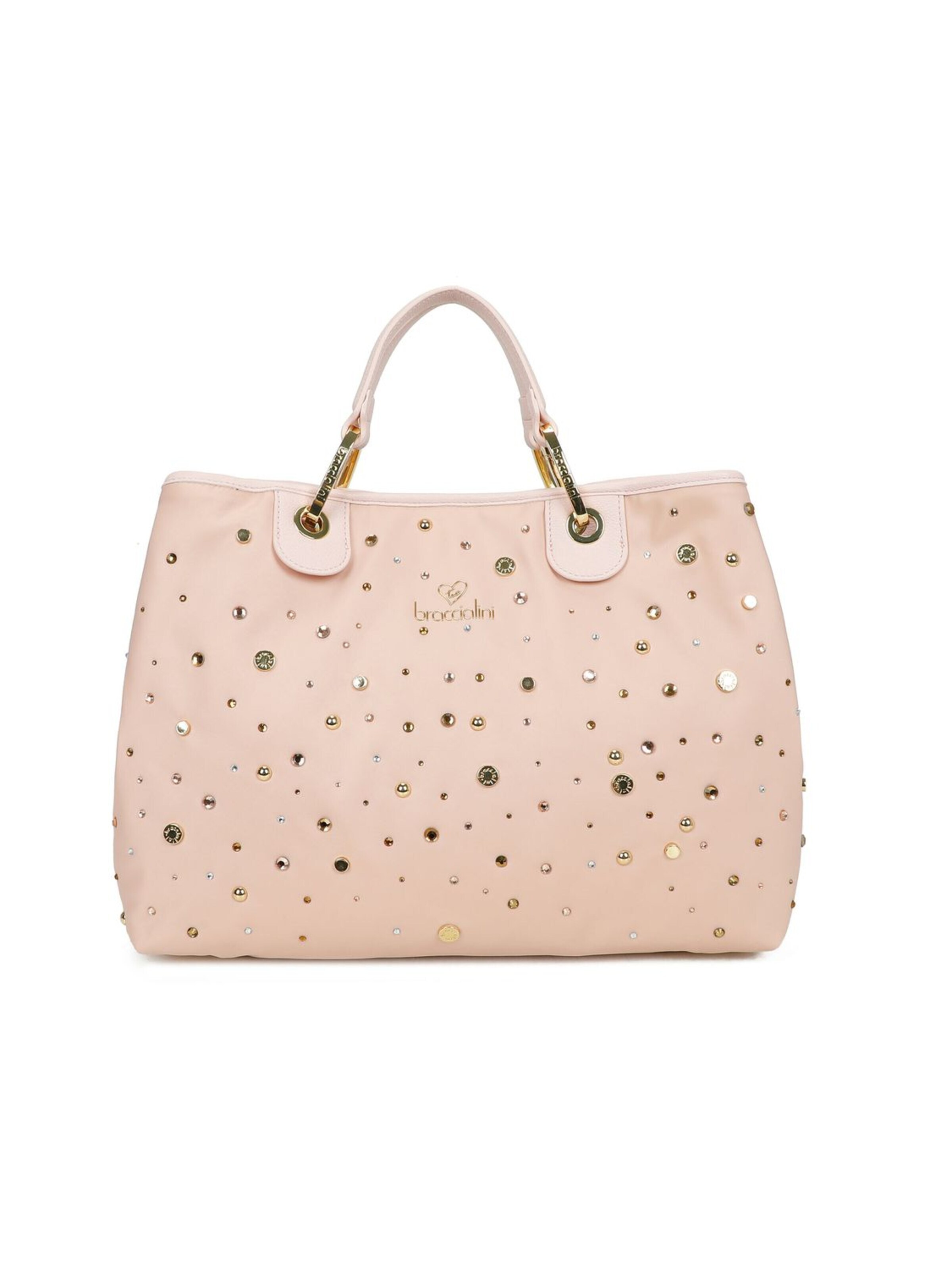 Borsa a mano 'Beth Strass' di Braccialini in rosa: frontale
