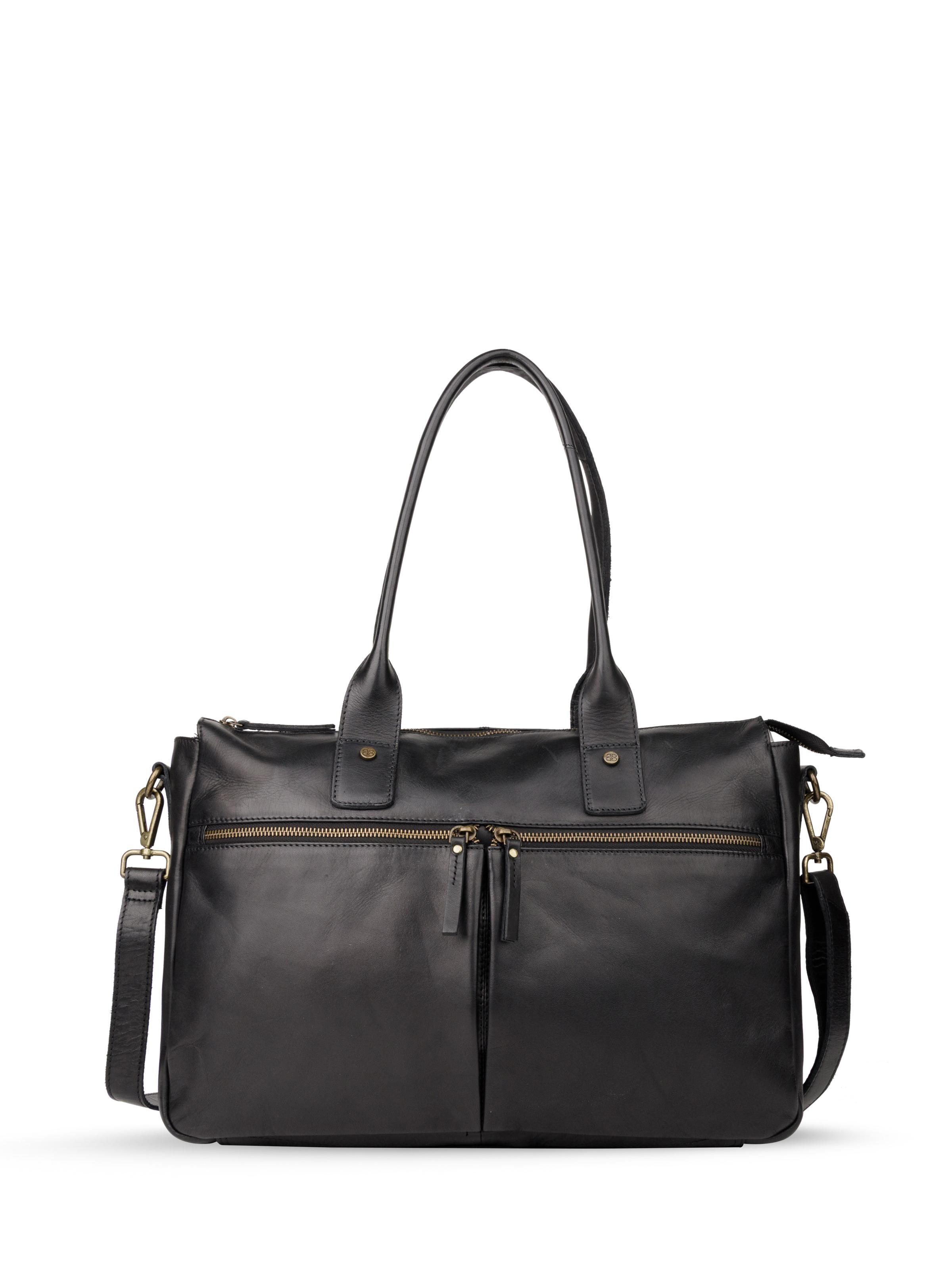 Bellicci Laptop Bag 'Greselle' in Black: front