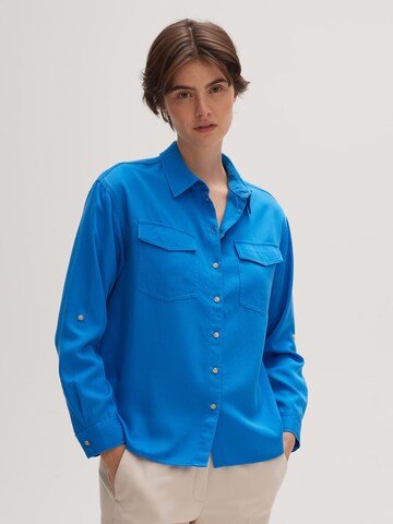 OPUS Bluse 'Fappel' in Blau: Vorderseite