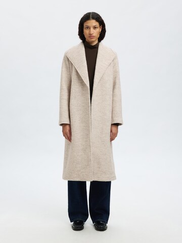 SELECTED Overgangsfrakke 'SLFROSA' i beige