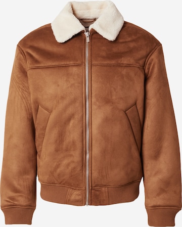 Jack & Jones PremiumPrijelazna jakna 'JPRCCTed' - smeđa boja: prednji dio