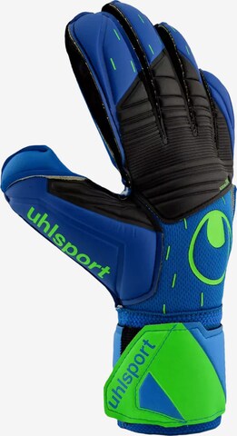 UHLSPORT Athletic Gloves in Blue