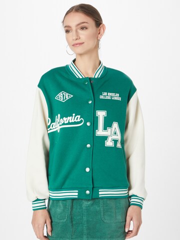 Veste mi-saison 'LOUISE' ONLY en vert : devant