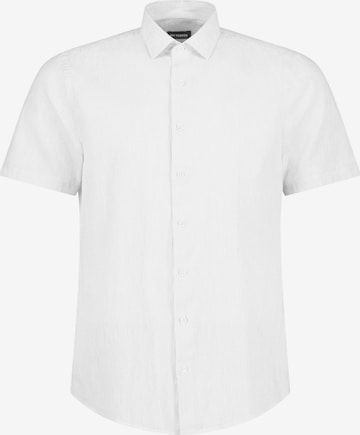 ROY ROBSON Slim fit Button Up Shirt in White: front