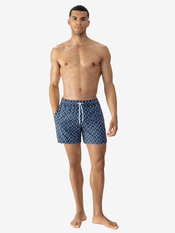 Mey Board Shorts 'Serie Tile' in Blue