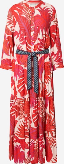 Rochie tip bluză 'Nee' Lollys Laundry pe maro / fucsia / roz închis / roșu / alb, Vizualizare produs