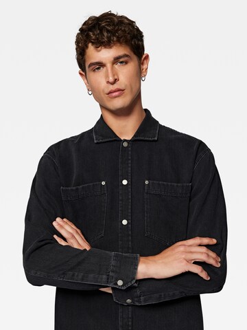 Mavi Comfort fit Button Up Shirt in Black