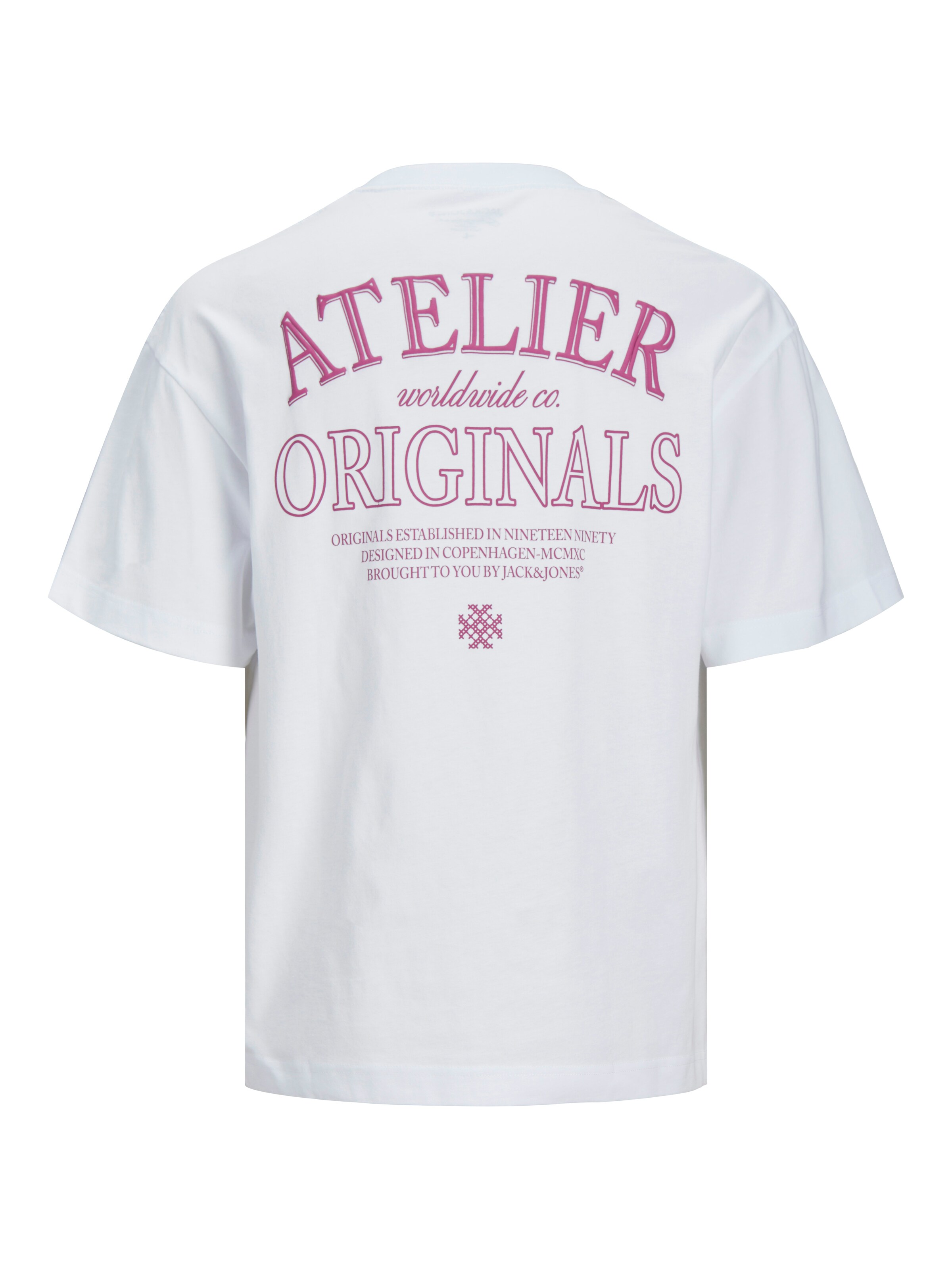 JACK & JONES - Camiseta 'JWHSANTORINI' en blanco