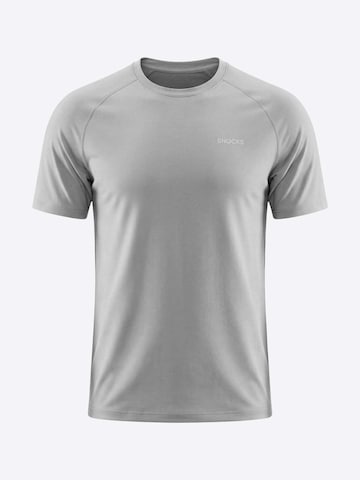SNOCKS Sports sweatshirt in Grey: front