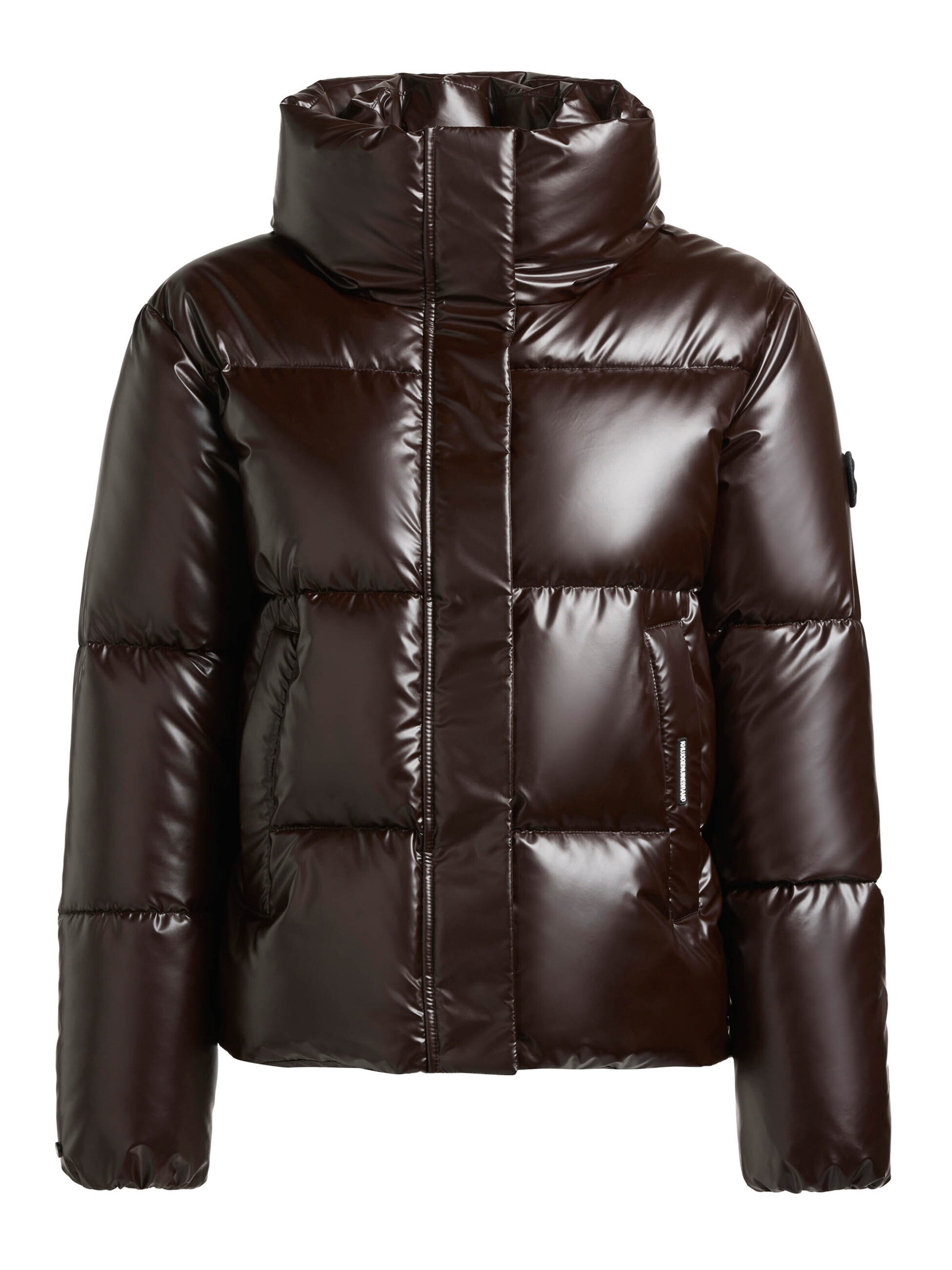 khujo Winterjas 'Rinja2' in Bruin: voorkant