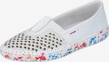 Rieker Ballet Flats in White: front