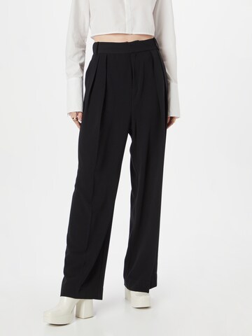 Wide Leg Pantalon à pince 'Natalya' InWear en noir : devant