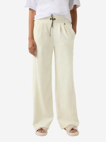BOGNER Wide Leg Hose 'Filia' in Gelb: Vorderseite