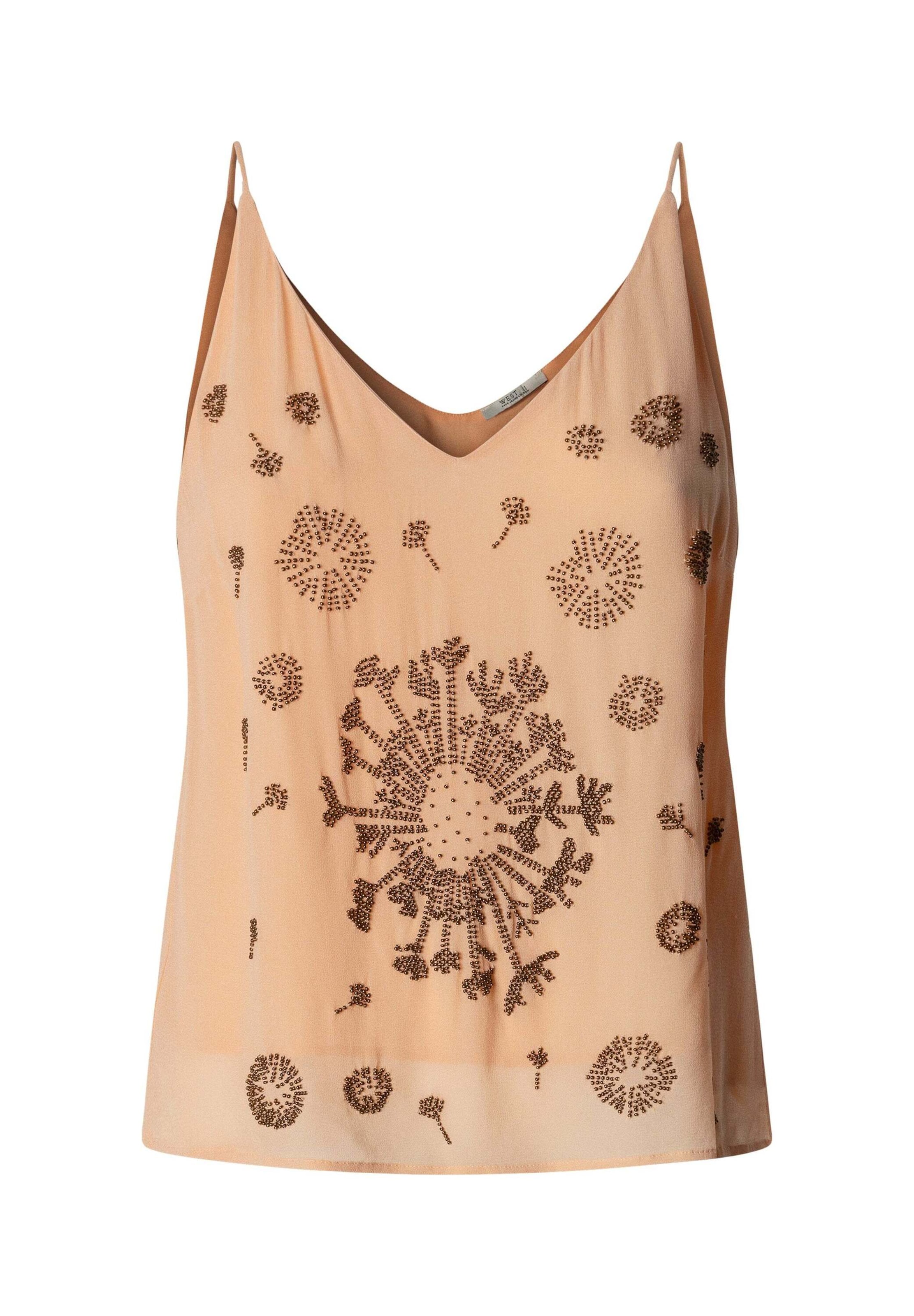 Pepe Jeans - Blusa 'Fati' en naranja: frente