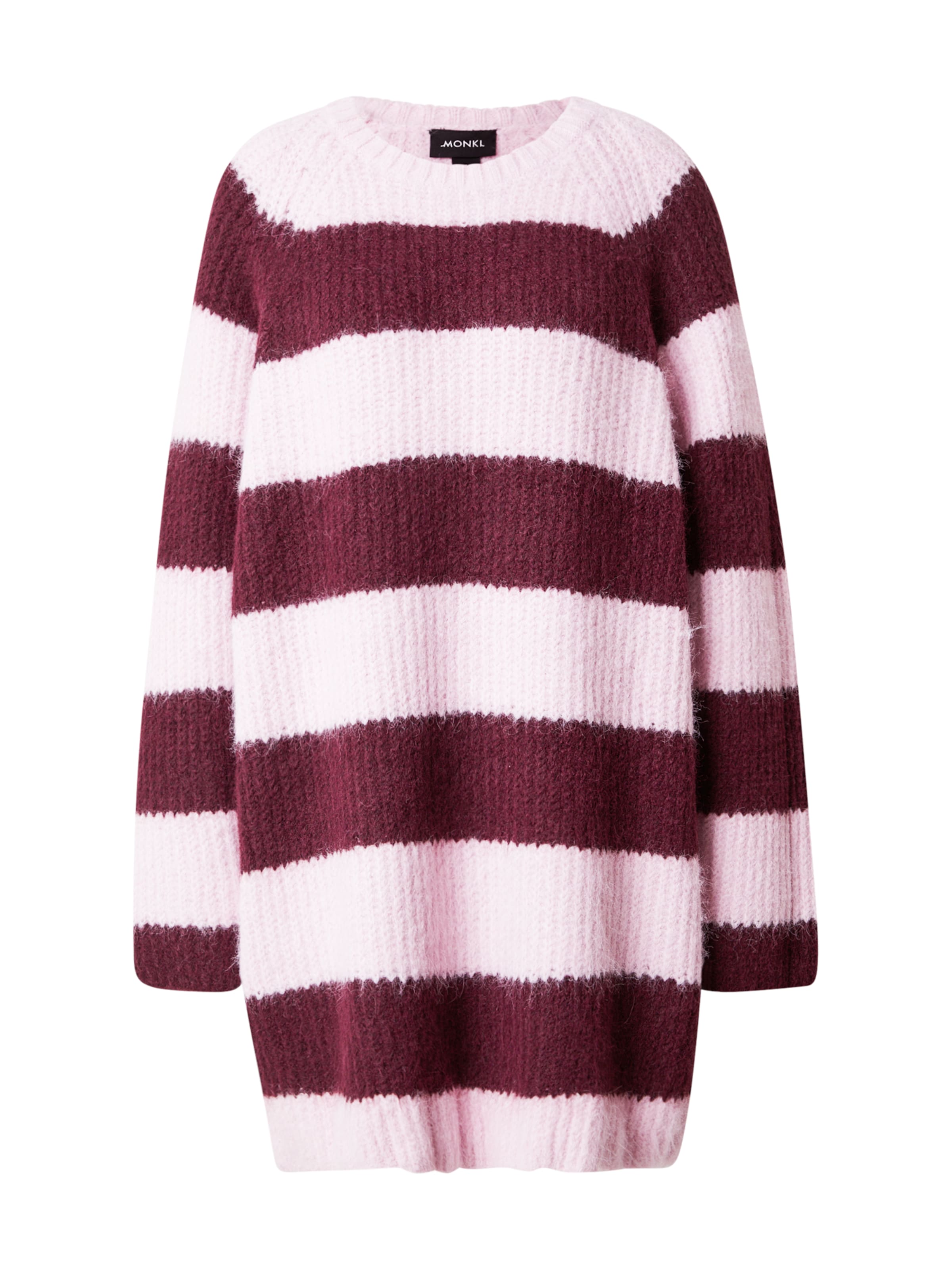 Monki Pletené šaty - Červená: predná strana