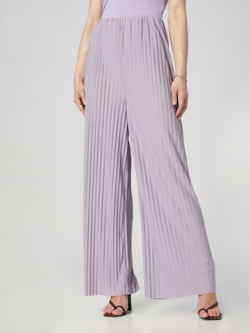 Wide Leg Pantalon 'Saphia' Guido Maria Kretschmer Women en violet : devant